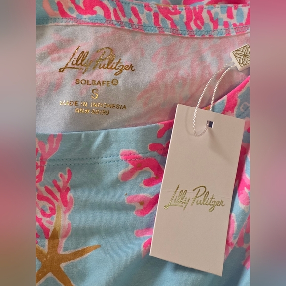 NWT Lilly Pulitzer Bray Dress UPF 50+ Royal Coral Print 🌸 Size Small - Picture 6 of 6